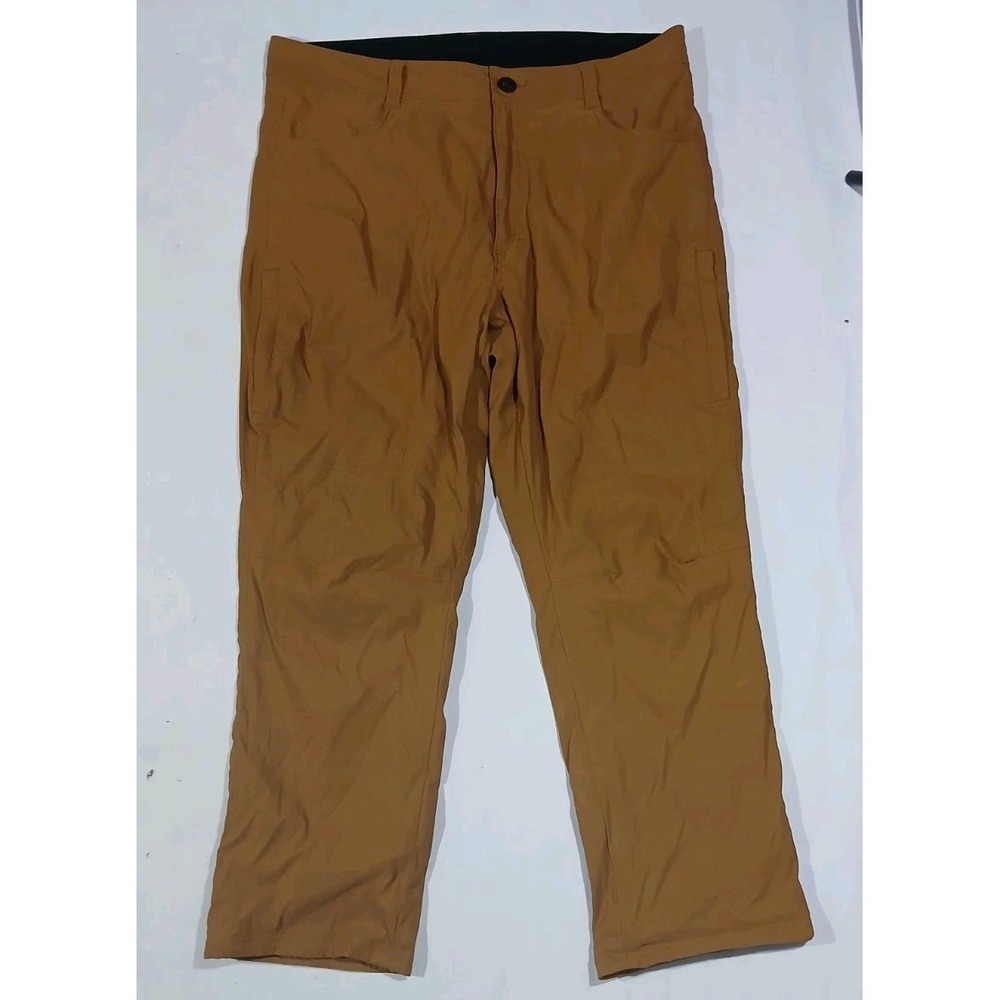 Orvis Fleece Lined Stretch Pants Size 36x29 Hiking Outdoor Performance Preppy